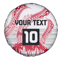 Cook Islands Marathon 2025-Pursuit in Paradise Spare Tire Cover Red Color