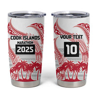 Cook Islands Marathon 2025-Pursuit in Paradise Tumbler Cup Red Color LT03 Red - Polynesian Pride