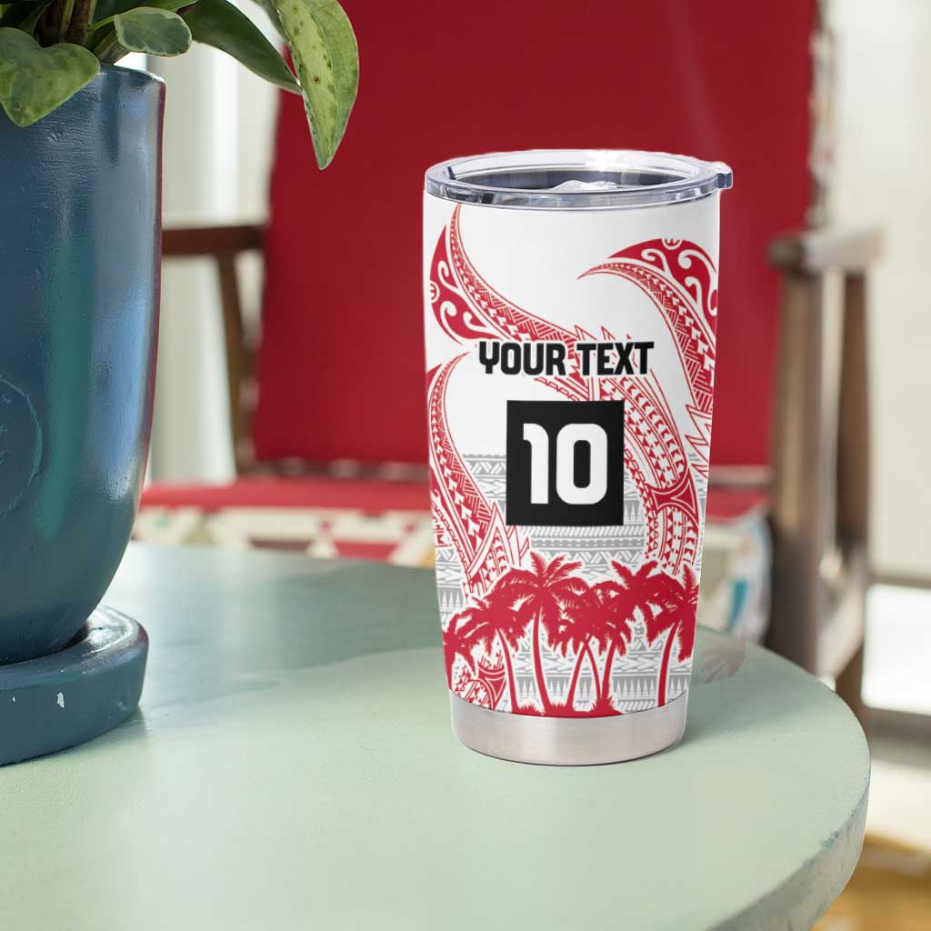 Cook Islands Marathon 2025-Pursuit in Paradise Tumbler Cup Red Color LT03 - Polynesian Pride
