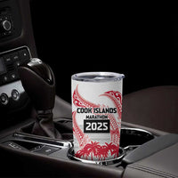 Cook Islands Marathon 2025-Pursuit in Paradise Tumbler Cup Red Color LT03 - Polynesian Pride