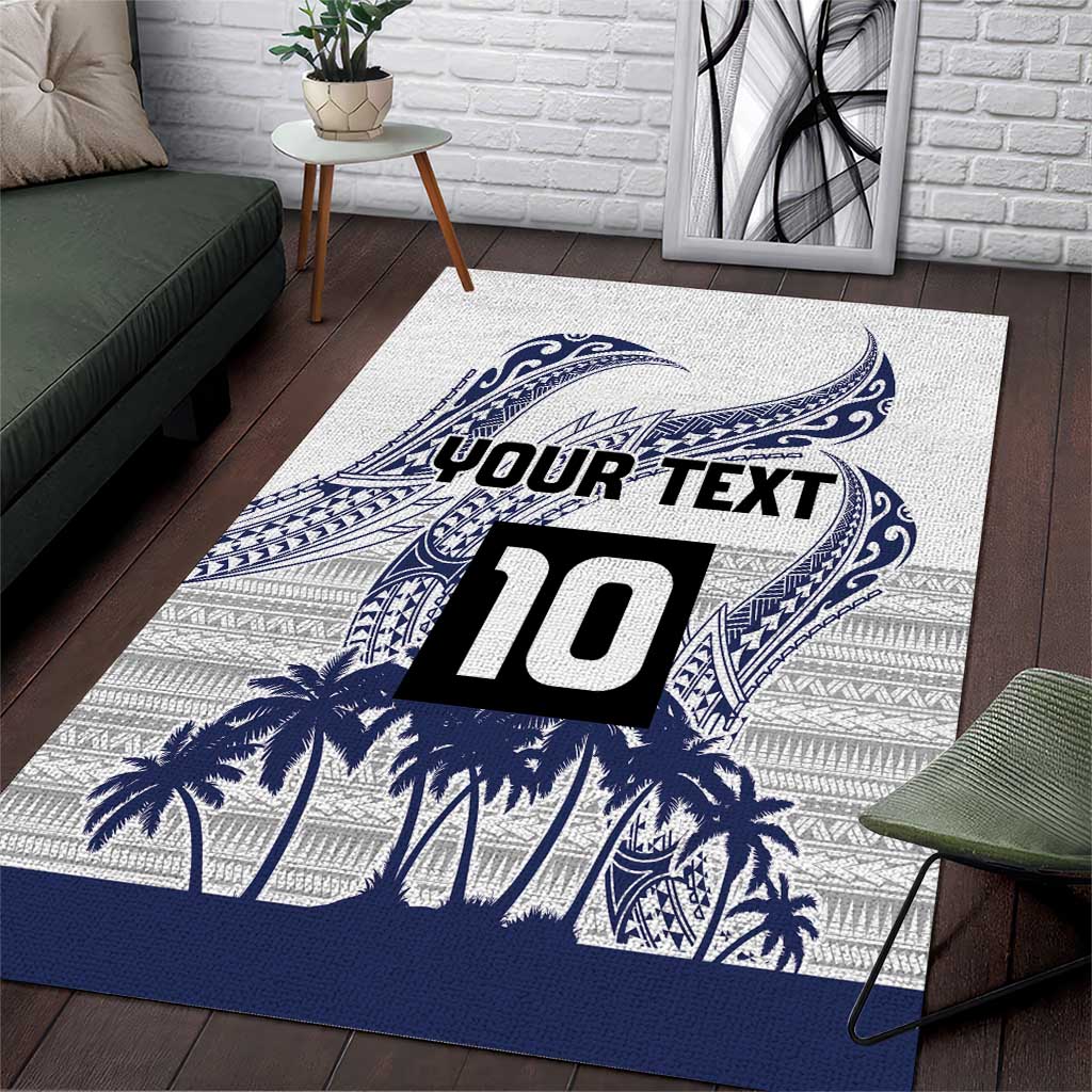 Cook Islands Marathon 2025-Pursuit in Paradise Area Rug Blue Color