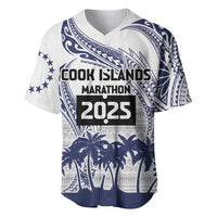 Cook Islands Marathon 2025-Pursuit in Paradise Baseball Jersey Blue Color