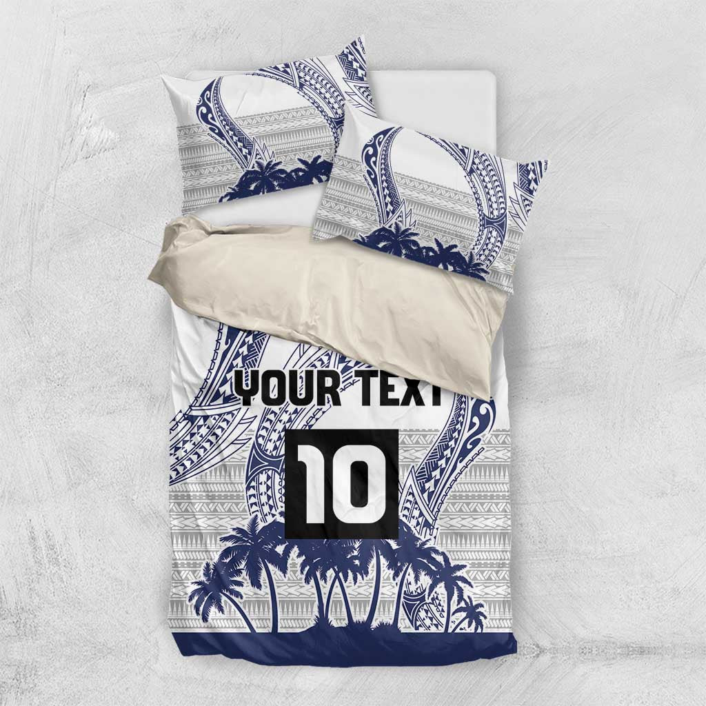 Cook Islands Marathon 2025-Pursuit in Paradise Bedding Set Blue Color