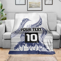 Cook Islands Marathon 2025-Pursuit in Paradise Blanket Blue Color LT03 - Polynesian Pride