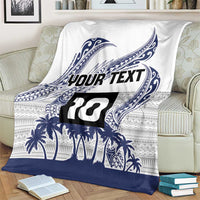 Cook Islands Marathon 2025-Pursuit in Paradise Blanket Blue Color LT03 - Polynesian Pride