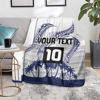 Cook Islands Marathon 2025-Pursuit in Paradise Blanket Blue Color LT03 - Polynesian Pride