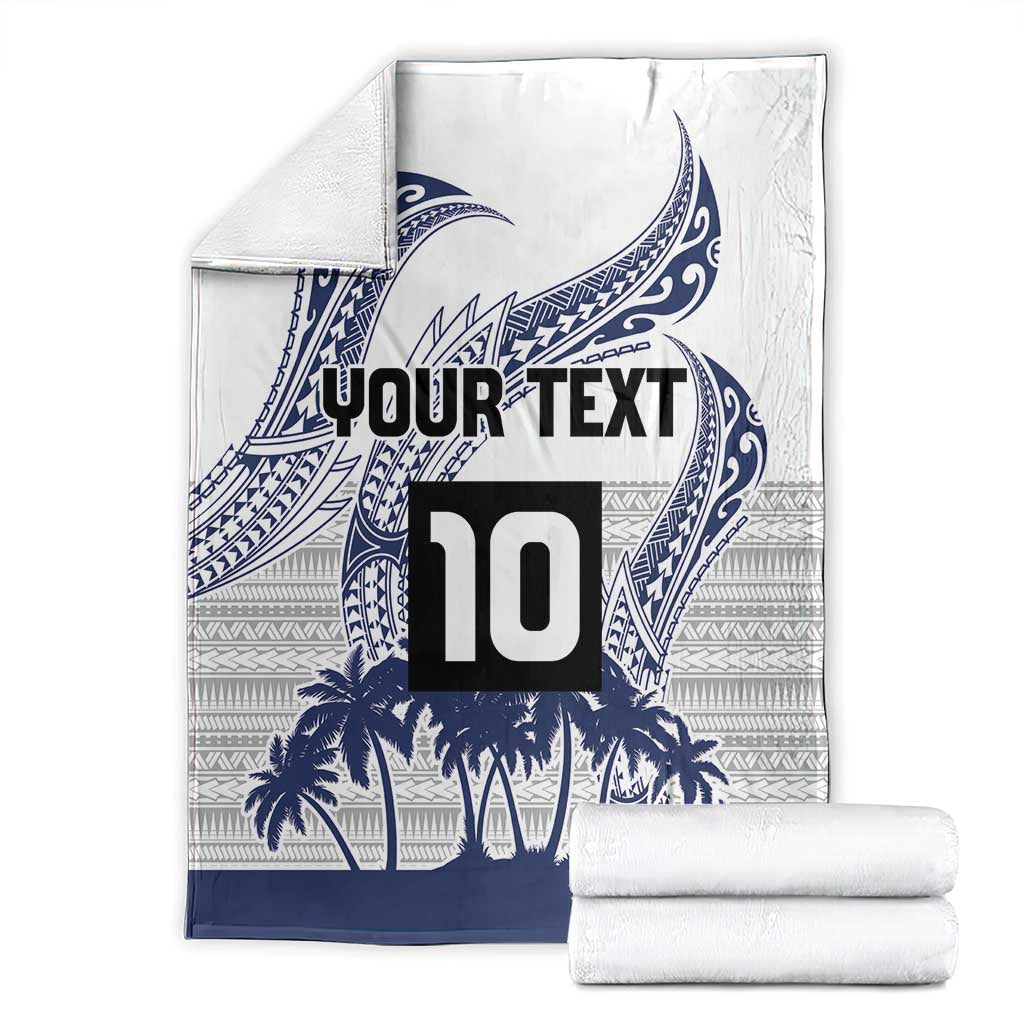 Cook Islands Marathon 2025-Pursuit in Paradise Blanket Blue Color LT03 - Polynesian Pride