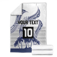 Cook Islands Marathon 2025-Pursuit in Paradise Blanket Blue Color LT03 - Polynesian Pride