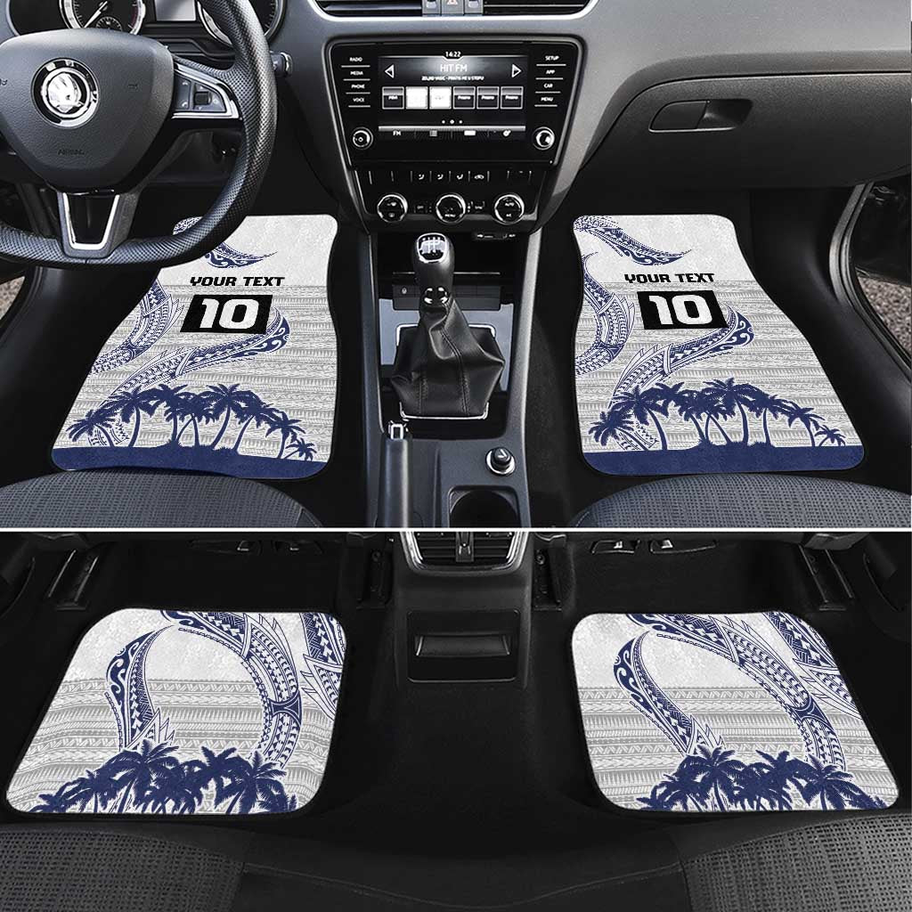 Cook Islands Marathon 2025-Pursuit in Paradise Car Mats Blue Color LT03 Set 4pcs Blue - Polynesian Pride