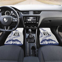 Cook Islands Marathon 2025-Pursuit in Paradise Car Mats Blue Color LT03 Set 2pcs - Front Blue - Polynesian Pride