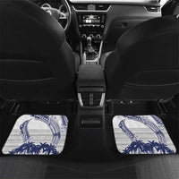 Cook Islands Marathon 2025-Pursuit in Paradise Car Mats Blue Color LT03 Set 2pcs - Back Blue - Polynesian Pride