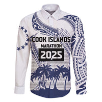 Cook Islands Marathon 2025-Pursuit in Paradise Family Matching Puletasi and Hawaiian Shirt Blue Color