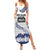 Cook Islands Marathon 2025-Pursuit in Paradise Family Matching Summer Maxi Dress and Hawaiian Shirt Blue Color