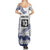 Cook Islands Marathon 2025-Pursuit in Paradise Family Matching Summer Maxi Dress and Hawaiian Shirt Blue Color