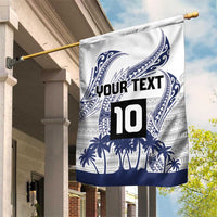 Cook Islands Marathon 2025-Pursuit in Paradise Garden Flag Blue Color LT03 House Flag Blue - Polynesian Pride