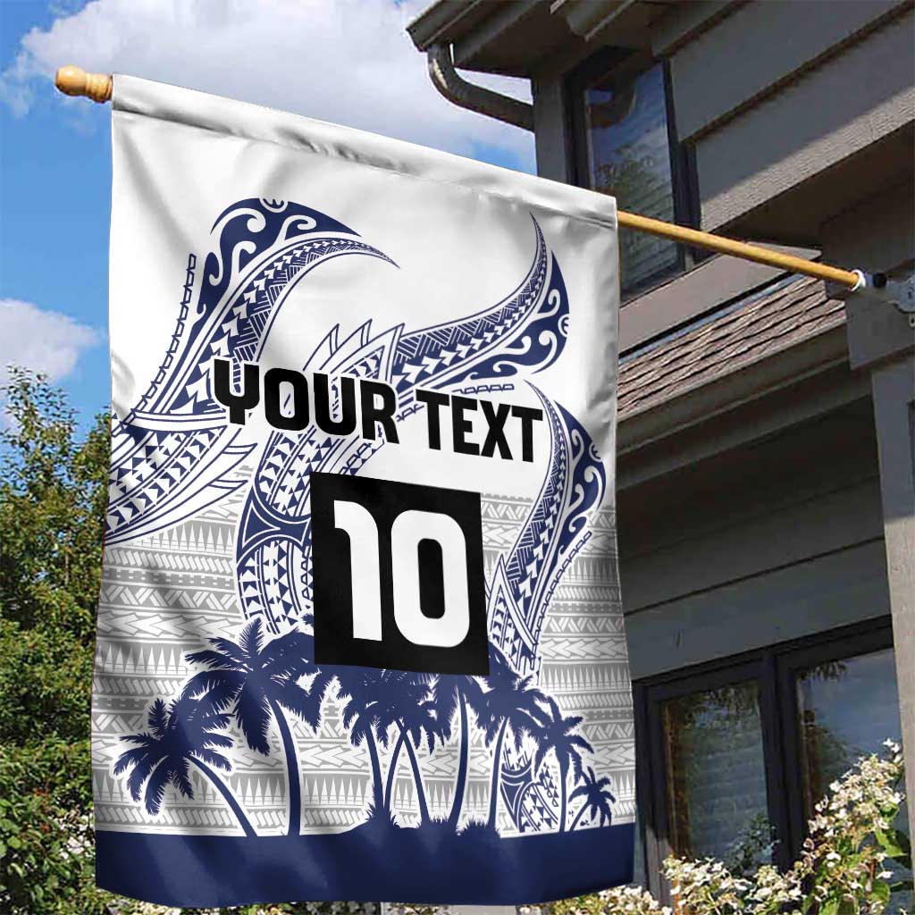 Cook Islands Marathon 2025-Pursuit in Paradise Garden Flag Blue Color LT03 - Polynesian Pride