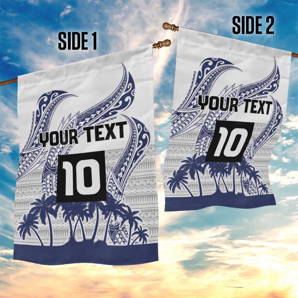 Cook Islands Marathon 2025-Pursuit in Paradise Garden Flag Blue Color LT03 - Polynesian Pride