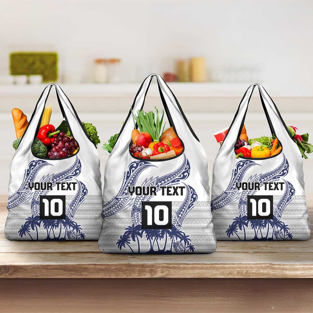 Cook Islands Marathon 2025-Pursuit in Paradise Grocery Bag Blue Color LT03 3-pack One Size Blue - Polynesian Pride