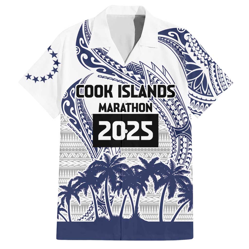 Cook Islands Marathon 2025-Pursuit in Paradise Hawaiian Shirt Blue Color LT03 Blue - Polynesian Pride