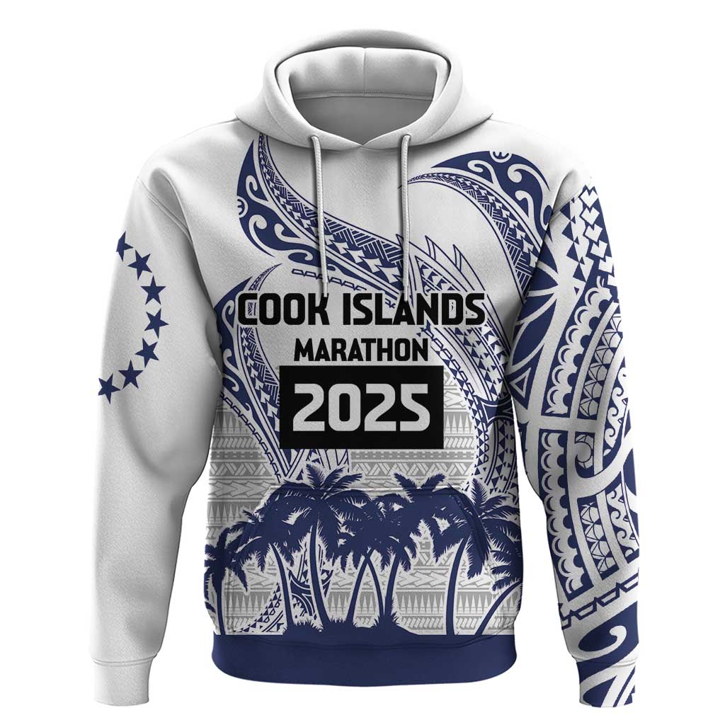 Cook Islands Marathon 2025-Pursuit in Paradise Hoodie Blue Color