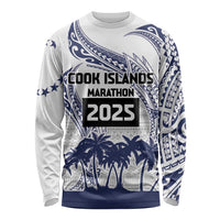Cook Islands Marathon 2025-Pursuit in Paradise Long Sleeve Shirt Blue Color LT03 Unisex Blue - Polynesian Pride
