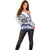 Cook Islands Marathon 2025-Pursuit in Paradise Off Shoulder Sweater Blue Color