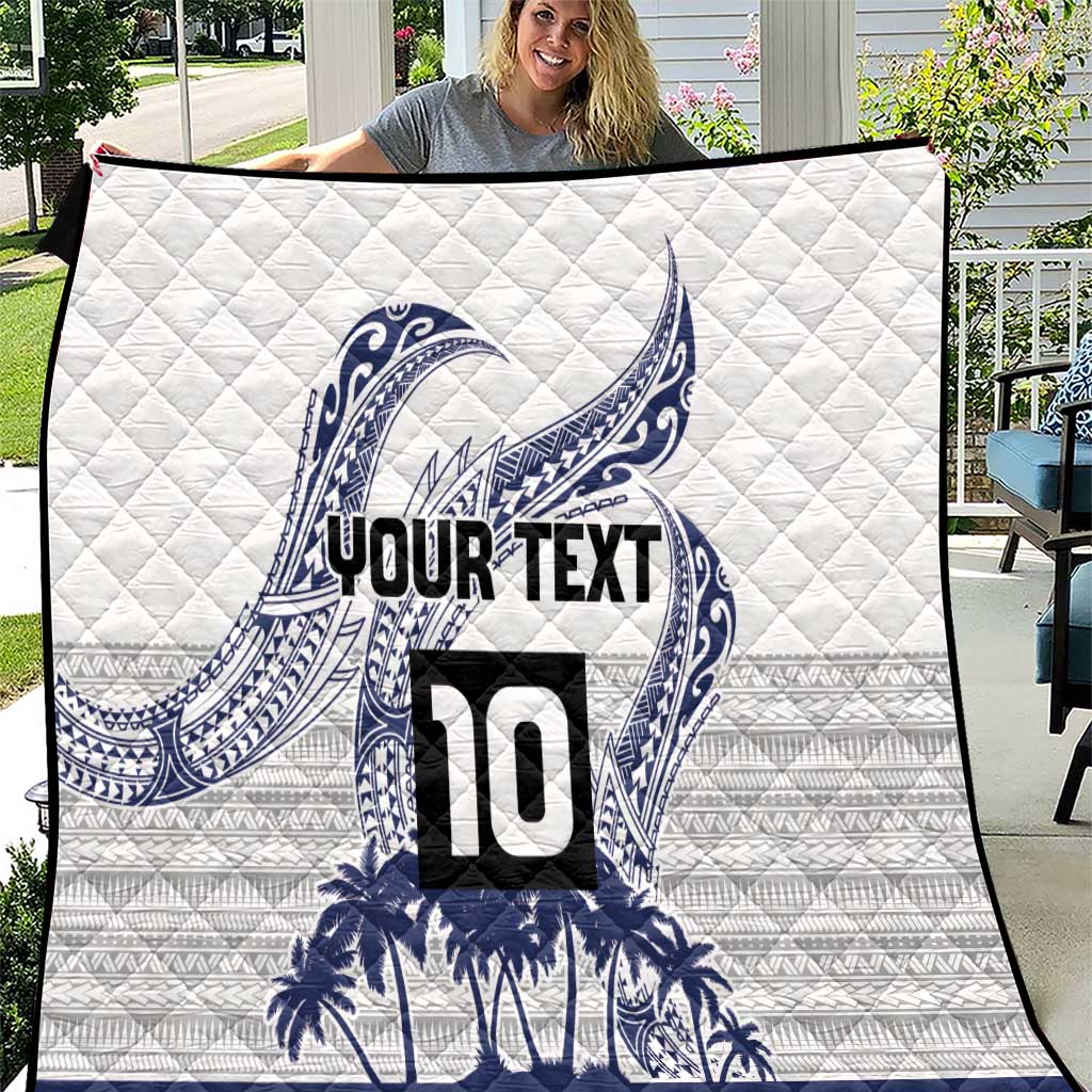 Cook Islands Marathon 2025-Pursuit in Paradise Quilt Blue Color