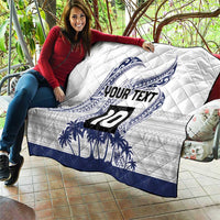 Cook Islands Marathon 2025-Pursuit in Paradise Quilt Blue Color