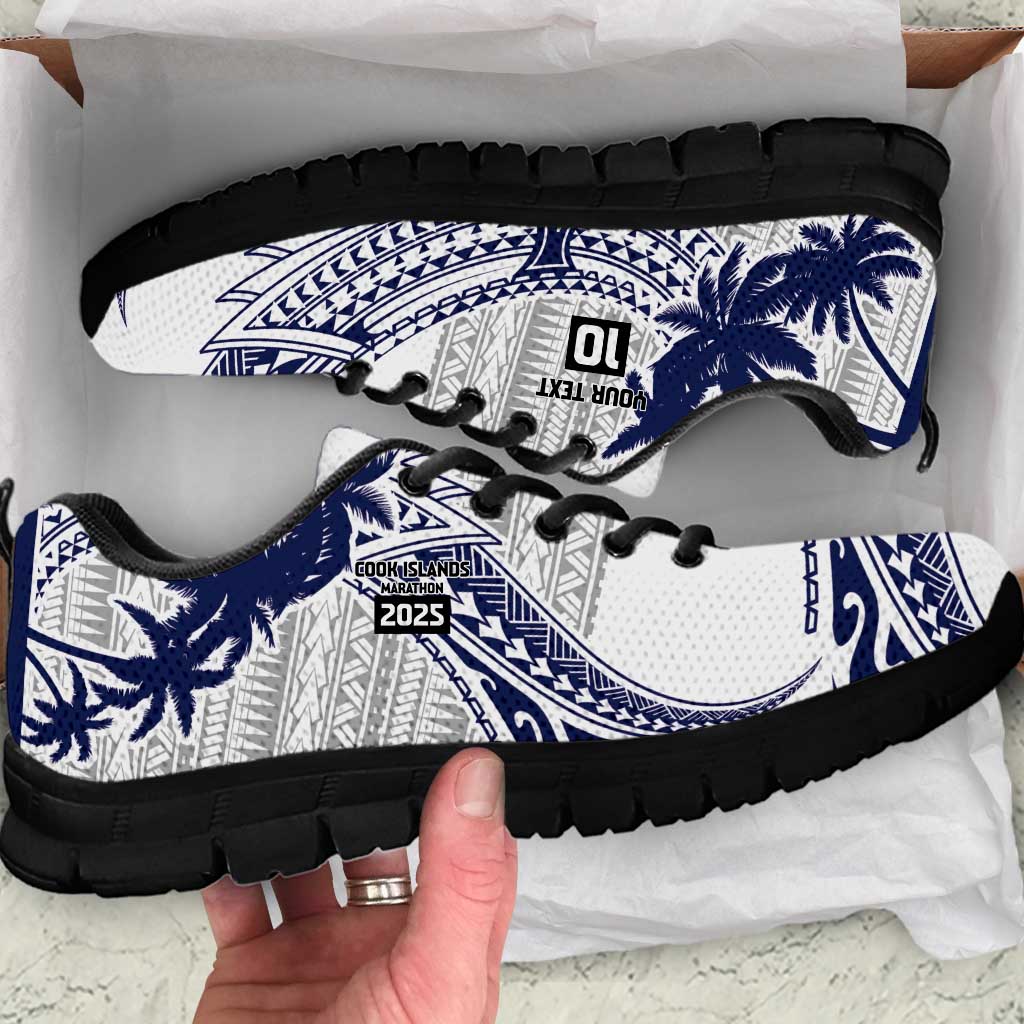 Cook Islands Marathon 2025-Pursuit in Paradise Sneakers Blue Color