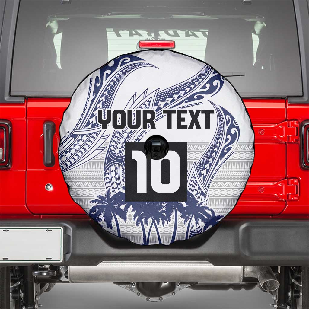 Cook Islands Marathon 2025-Pursuit in Paradise Spare Tire Cover Blue Color LT03 - Polynesian Pride