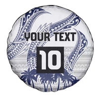 Cook Islands Marathon 2025-Pursuit in Paradise Spare Tire Cover Blue Color LT03 - Polynesian Pride