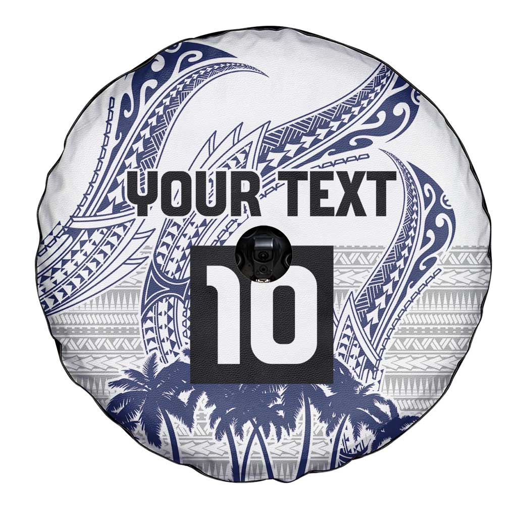 Cook Islands Marathon 2025-Pursuit in Paradise Spare Tire Cover Blue Color LT03 - Polynesian Pride