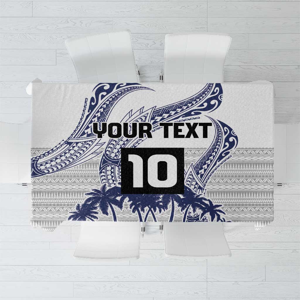 Cook Islands Marathon 2025-Pursuit in Paradise Tablecloth Blue Color LT03 Blue - Polynesian Pride