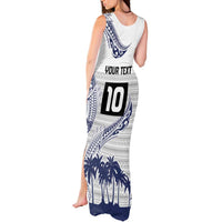 Cook Islands Marathon 2025-Pursuit in Paradise Tank Maxi Dress Blue Color