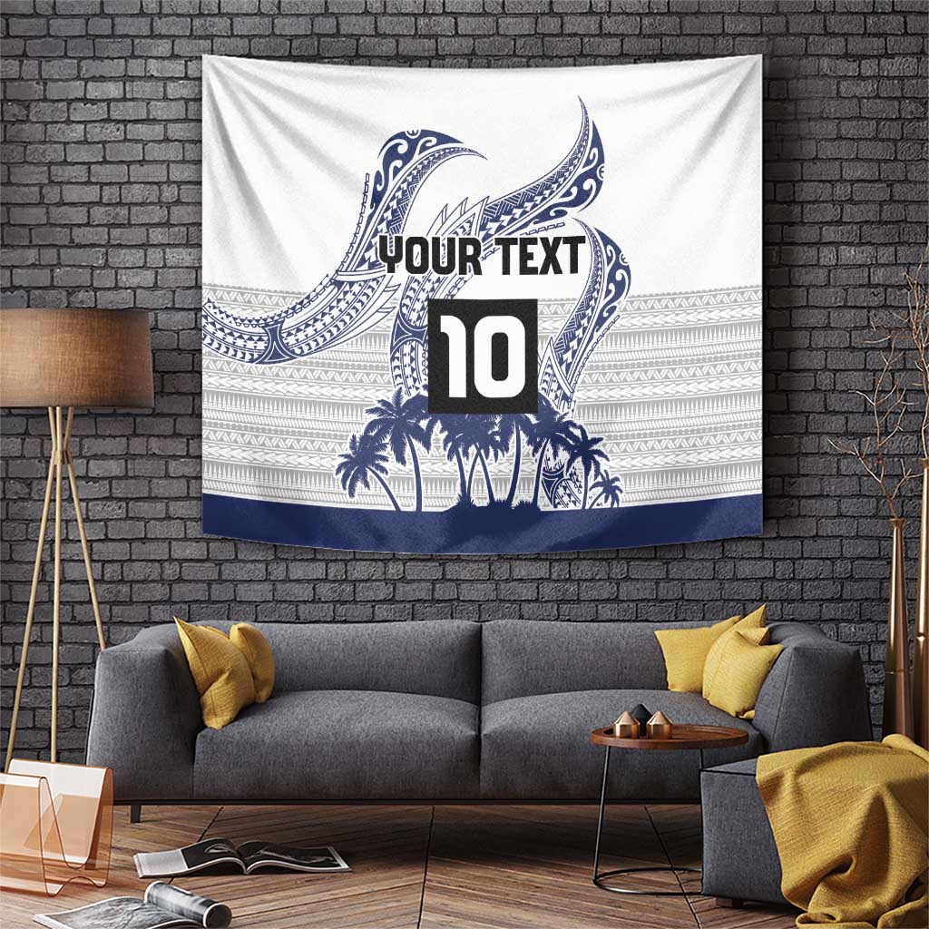 Cook Islands Marathon 2025-Pursuit in Paradise Tapestry Blue Color