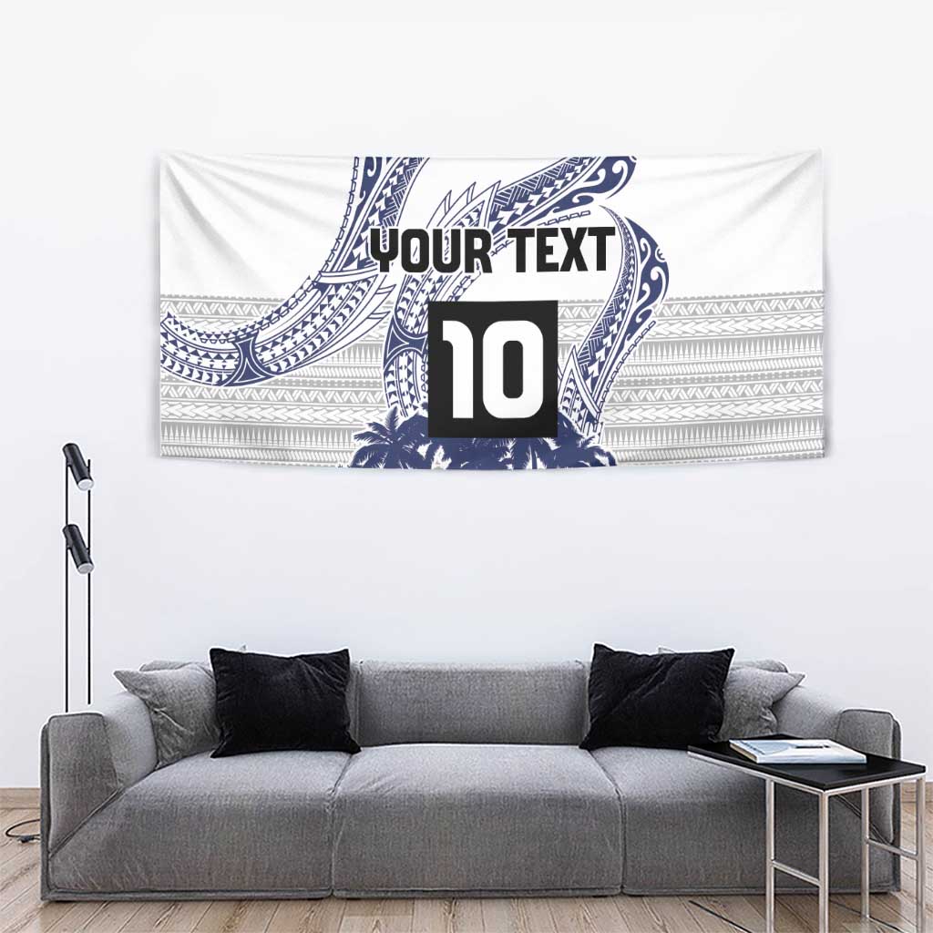 Cook Islands Marathon 2025-Pursuit in Paradise Tapestry Blue Color