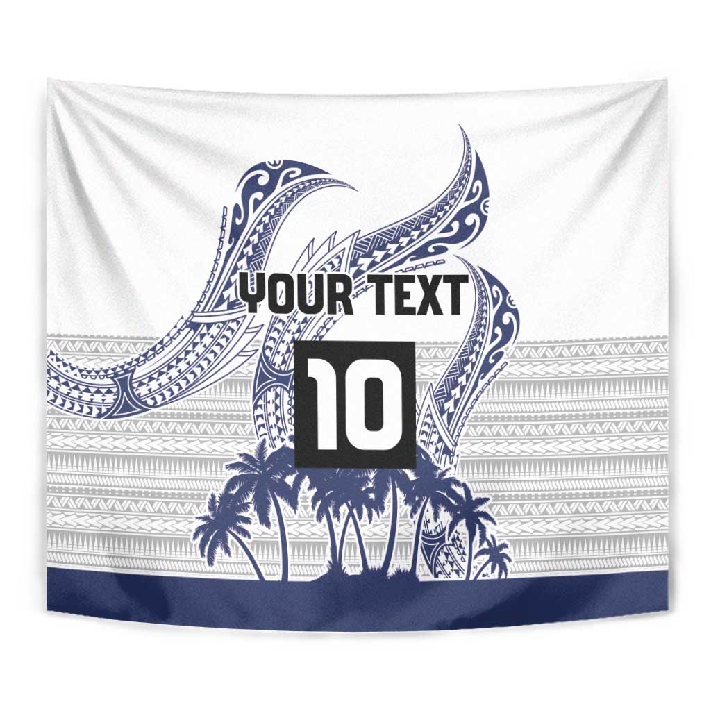 Cook Islands Marathon 2025-Pursuit in Paradise Tapestry Blue Color