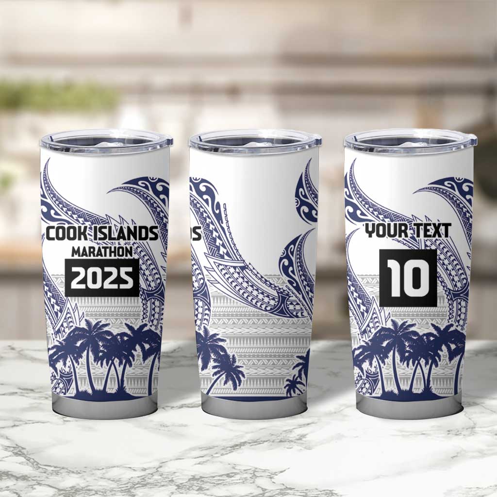 Cook Islands Marathon 2025-Pursuit in Paradise Tumbler Cup Blue Color LT03 - Polynesian Pride