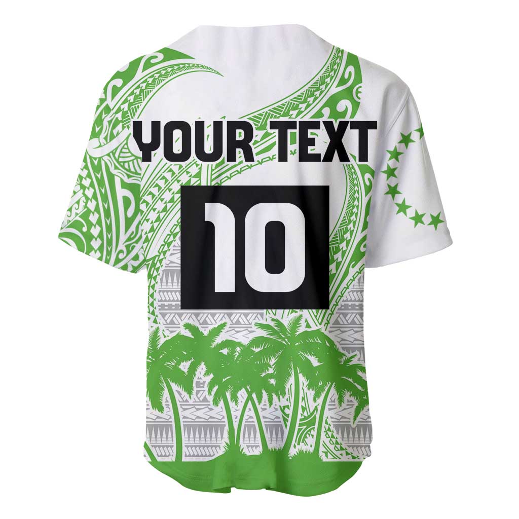 Cook Islands Marathon 2025-Pursuit in Paradise Baseball Jersey Green Color
