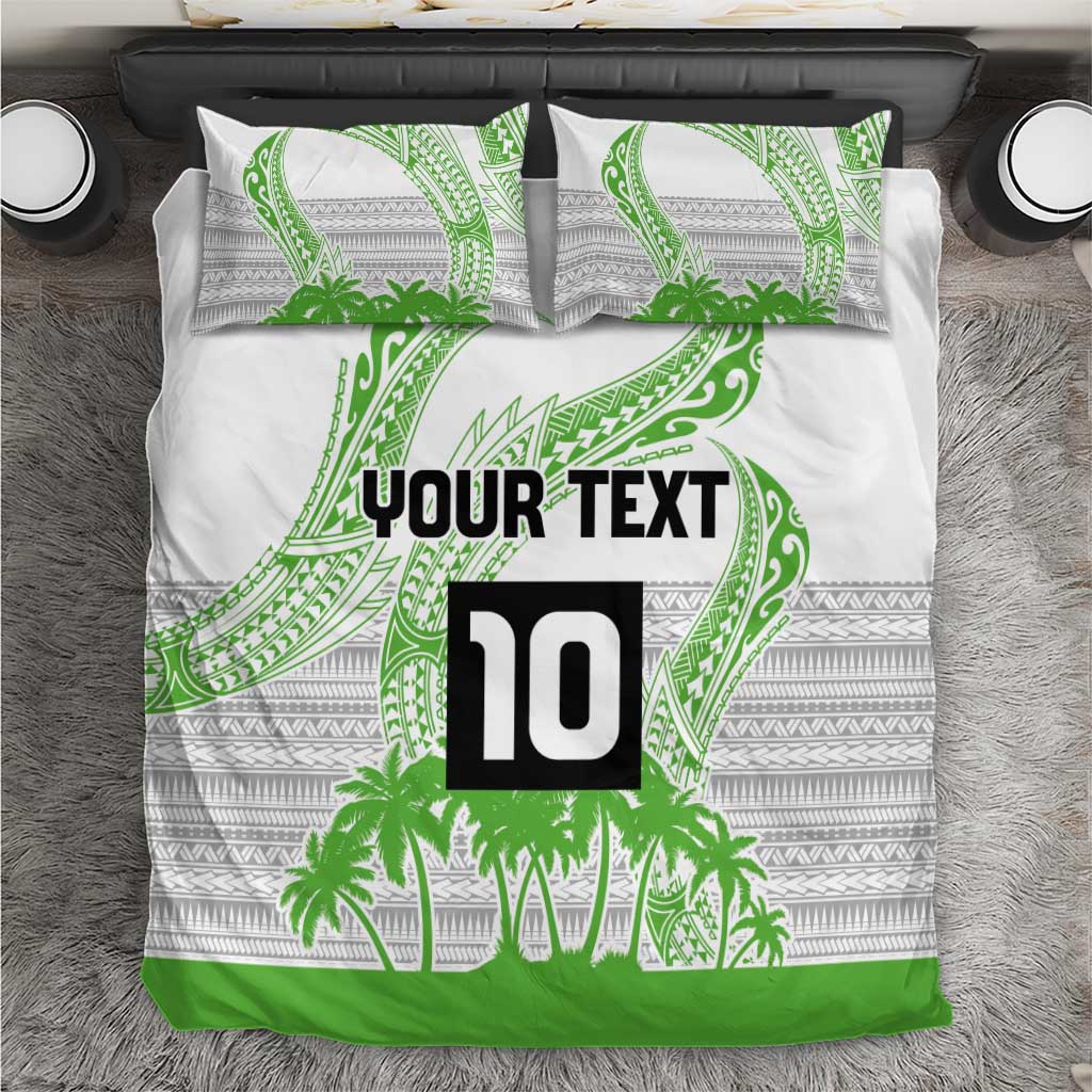 Cook Islands Marathon 2025-Pursuit in Paradise Bedding Set Green Color