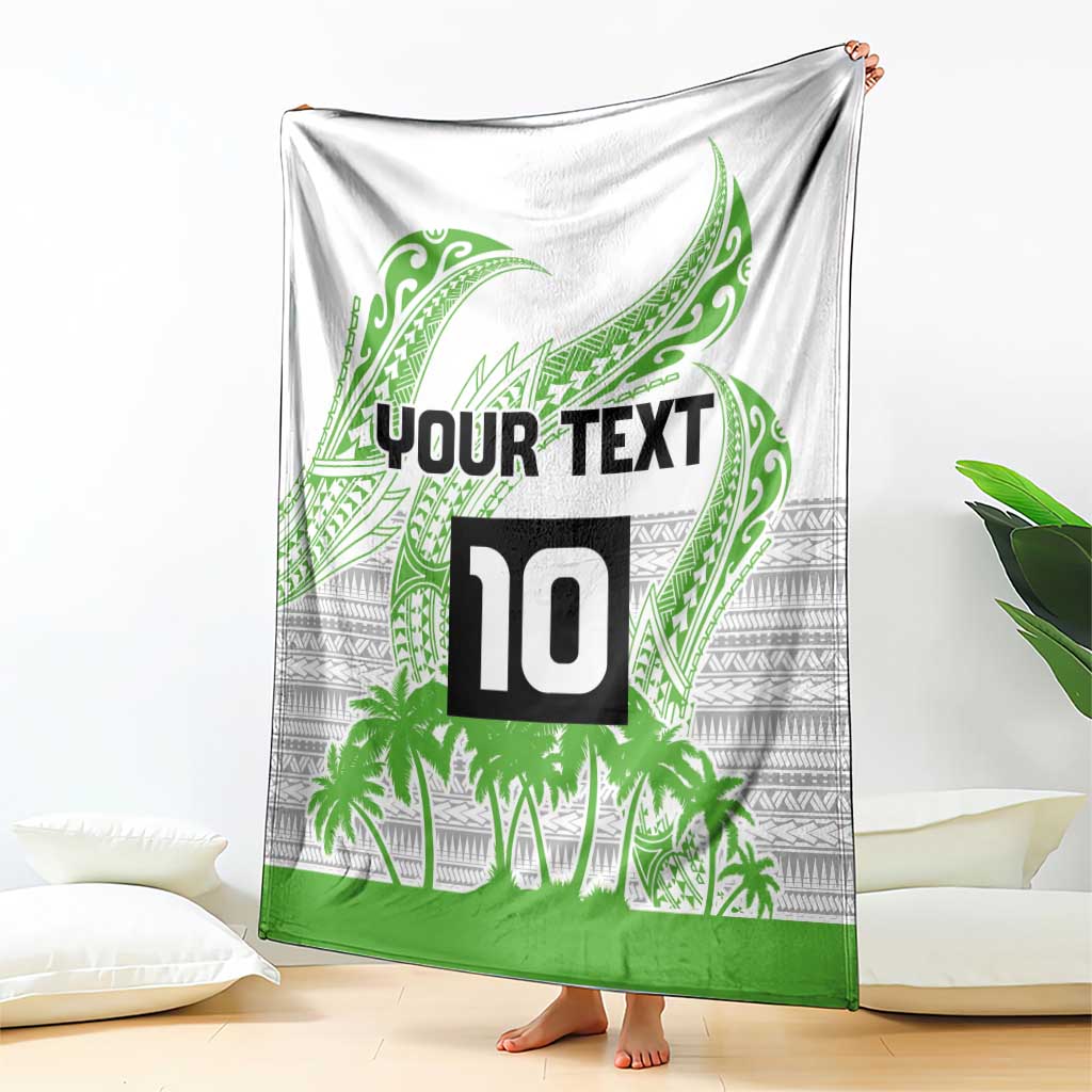 Cook Islands Marathon 2025-Pursuit in Paradise Blanket Green Color LT03 - Polynesian Pride