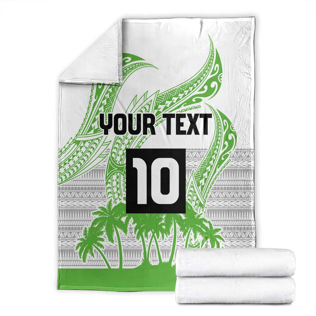 Cook Islands Marathon 2025-Pursuit in Paradise Blanket Green Color LT03 - Polynesian Pride