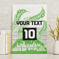 Cook Islands Marathon 2025-Pursuit in Paradise Canvas Wall Art Green Color LT03 Without Frame Green - Polynesian Pride