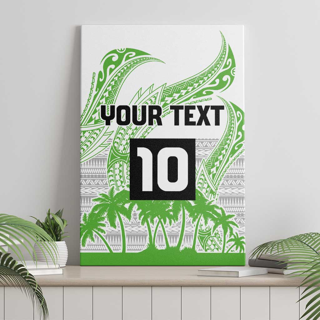 Cook Islands Marathon 2025-Pursuit in Paradise Canvas Wall Art Green Color LT03 - Polynesian Pride