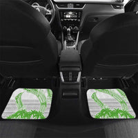 Cook Islands Marathon 2025-Pursuit in Paradise Car Mats Green Color LT03 Set 2pcs - Back Green - Polynesian Pride