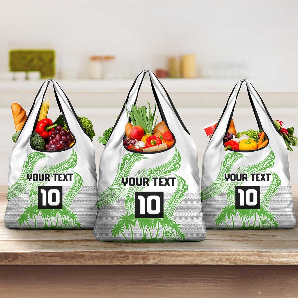 Cook Islands Marathon 2025-Pursuit in Paradise Grocery Bag Green Color LT03 3-pack One Size Green - Polynesian Pride