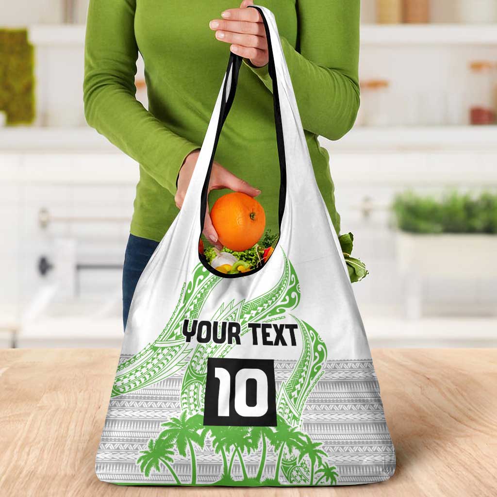 Cook Islands Marathon 2025-Pursuit in Paradise Grocery Bag Green Color LT03 - Polynesian Pride