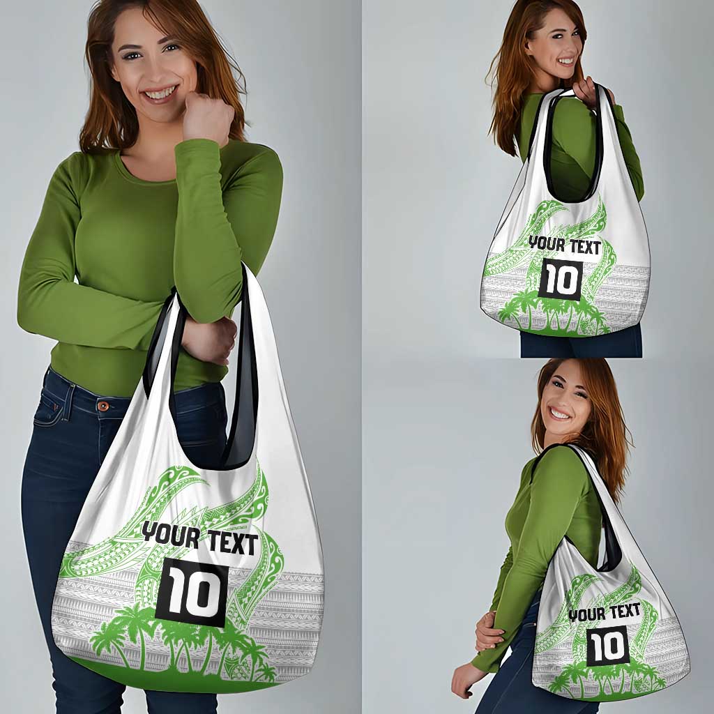 Cook Islands Marathon 2025-Pursuit in Paradise Grocery Bag Green Color LT03 - Polynesian Pride