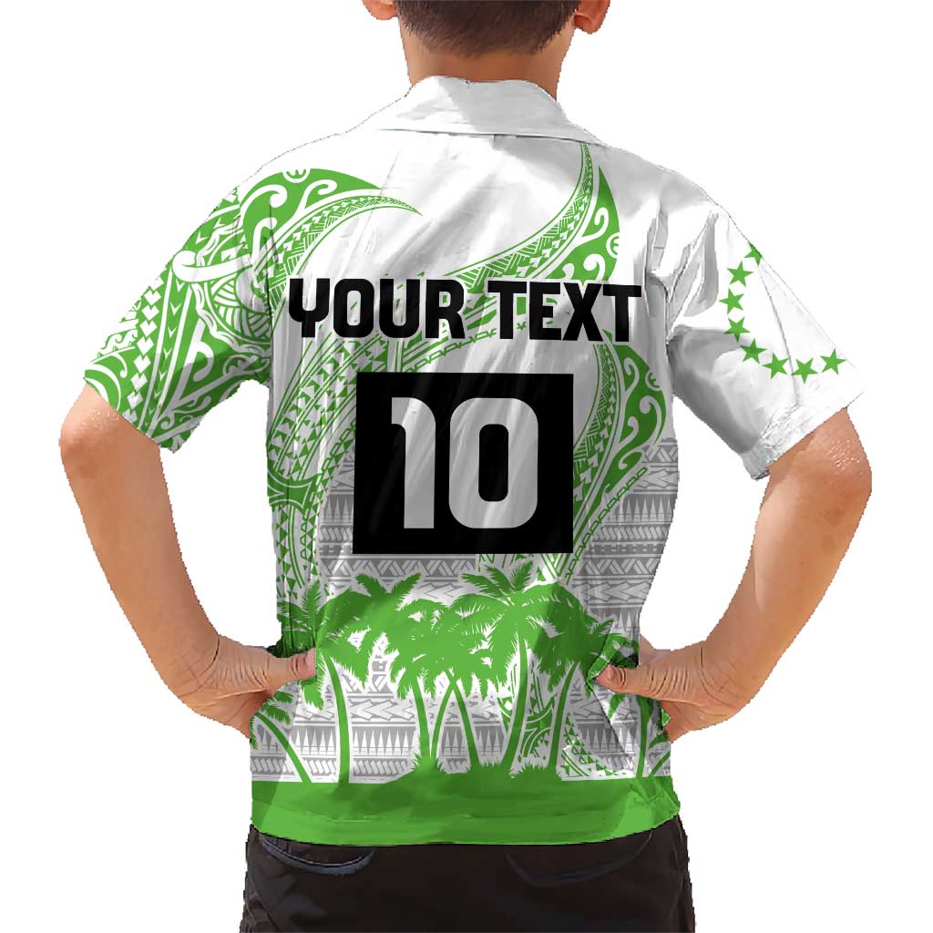 Cook Islands Marathon 2025-Pursuit in Paradise Hawaiian Shirt Green Color LT03 - Polynesian Pride