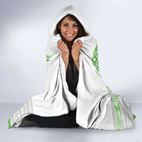 Cook Islands Marathon 2025-Pursuit in Paradise Hooded Blanket Green Color LT03 - Polynesian Pride